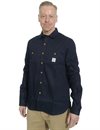 Hens Teeth - Herringbone Work Shirt - Indigo