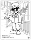 Hip Hop Coloring Book
