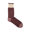 Homespun Knitwear - Lot 011 Dustbowl Work Socks - Burgundy