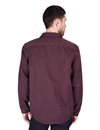 Indigofera - Alamo Shirt Cotton Twill - Crimson Dusk