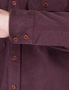 Indigofera - Alamo Shirt Cotton Twill - Crimson Dusk