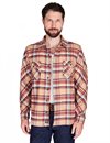 Indigofera---Bryson-Flannel-Check-Shirt---Beige-Red-White-Green--1