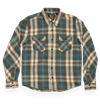Indigofera - Bryson Flannel Check Shirt - Charcoal / Beige /Turquise / Rust