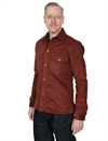 Indigofera - Copeland Moleskin Over Shirt - Rust