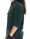 Indigofera - Delray Canvas Linen Shirt - Petrol