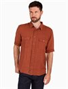 Indigofera - Delray Linen Canvas Shirt - Rust