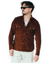 Indigofera - Dollard Corduroy Western Shirt - Brown
