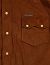 Indigofera - Dollard Corduroy Western Shirt - Brown