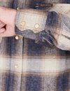 Indigofera - Dollard Flannel Check Shirt - Ecru/Beige/Grey