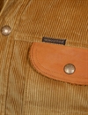 Indigofera - Eagle Rising Corduroy/Leather Jacket - Beige/Brown