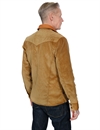 Indigofera - Eagle Rising Corduroy/Leather Jacket - Beige/Brown