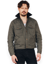 Indigofera - Fargo STPF Waxed Quarter Jacket - Greyish / Green