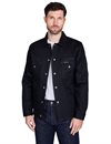 Indigofera - Fargo Trucker Jacket - Gunpowder Black