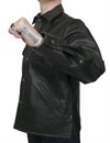 Indigofera - Fargo Trucker Leather Jacket - Brown