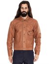 Indigofera - Grant Leather Jacket - Cognac 