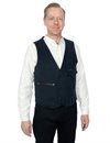 Indigofera - Harrison Moleskin Vest - Gunmetal