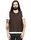 Indigofera - Iconic Lined Vest Smithson Canvas - Brown