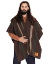 Indigofera---Japanese-Cotton-Wool-Poncho---Brown-Green12345