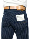 Indigofera - Kirk Rinsed Single Stripe Pants - 12oz