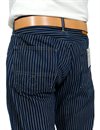 Indigofera - Kirk Rinsed Single Stripe Pants - 12oz