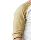 Indigofera - Leon Raglan Sweater - Cocatoo Body/Burnish Gold Sleeves  