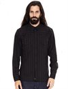 Indigofera---Manolito-Shirt-Cotton-Stripe---Black-Brown