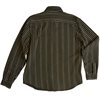 Indigofera - McAllen Striped Twill Shirt - Black / Beige / Grey