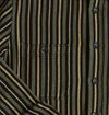 Indigofera - McAllen Striped Twill Shirt - Black / Beige / Grey