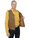 Indigofera - Monroe Leather Vest - Cognac