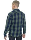 Indigofera - Norris Flannel Shirt - Dark Indigo/Green