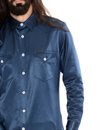 Indigofera - Reynolds Shirt Cotton/Rayon Twill - Royal Blue