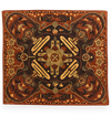Indigofera - Tarot XIII Cotton Voile Bandana - Red / Brown