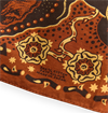 Indigofera - Tarot XIII Cotton Voile Bandana - Red / Brown
