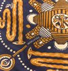 Indigofera - Tarot XIII Cotton Voile Bandana - White / Blue