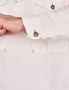 Indigofera - Terrence Cotton / Linen Shirt - Cocatoo