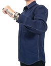 Indigofera - Walton Yambaru Selvage Denim Indigo Shirt - 6.5 oz