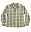 Indigofera - Webster Jacquard Flannel Shirt 7.3 oz - Green / Beige Check