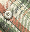 Indigofera - Webster Jacquard Flannel Shirt 7.3 oz - Green / Beige Check