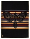 Indigofera x Israel Nash - Travel On Wool Blanket - Black/Gold/Wine/Beige