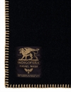 Indigofera x Israel Nash - Travel On Wool Blanket - Black/Gold/Wine/Beige
