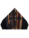 Indigofera x Israel Nash - Travel On Wool Blanket - Black/Gold/Wine/Beige