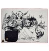 Indigofera x Wes Lang - V Unbridled Wool Blanket - White/Black/Red