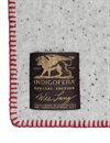 Indigofera x Wes Lang - V Unbridled Wool Blanket - White/Black/Red