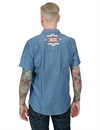 Iron & Resin - Anza Chambray Shirt - Indigo