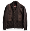 Iron & Resin - Holman Shawl Sweater - Brown