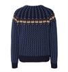 Jumperfabriken---Hillevi-Lambswool-Cardigan---Blue-1