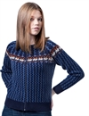 Jumperfabriken---Hillevi-Lambswool-Cardigan---Blue-123