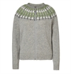 Jumperfabriken - Michelle Wool Knit Cardigan - Grey