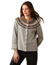 Jumperfabriken - Vendela Merino Wool Cardigan - Grey