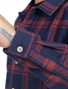 Knickerbocker - Flannel Workshirt - Red/Navy